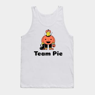 Team Pie Pumpkin Pie Thanksgiving Halloween Tank Top